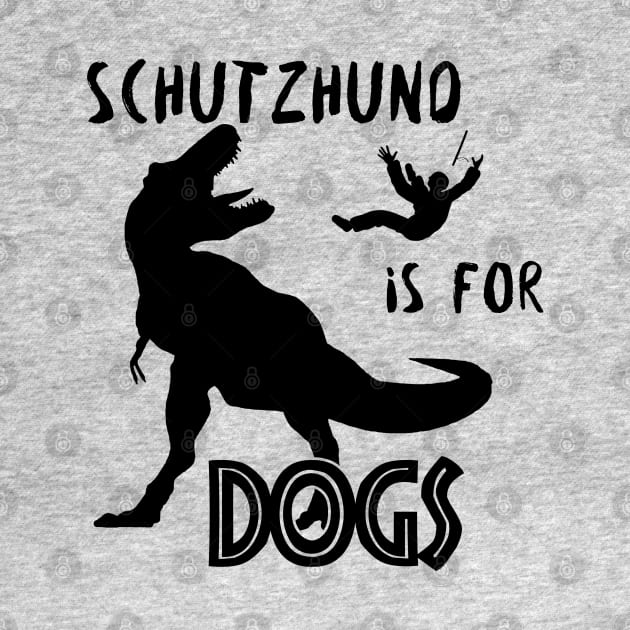 Schutzhund T-Rex - black by ApolloOfTheStars